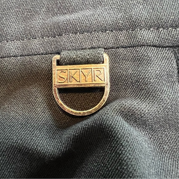 Vintage SKYR Retro Ski Snow Fitted Pants Removable Flare Padded Leg Size 8 EUC - Picture 13 of 15